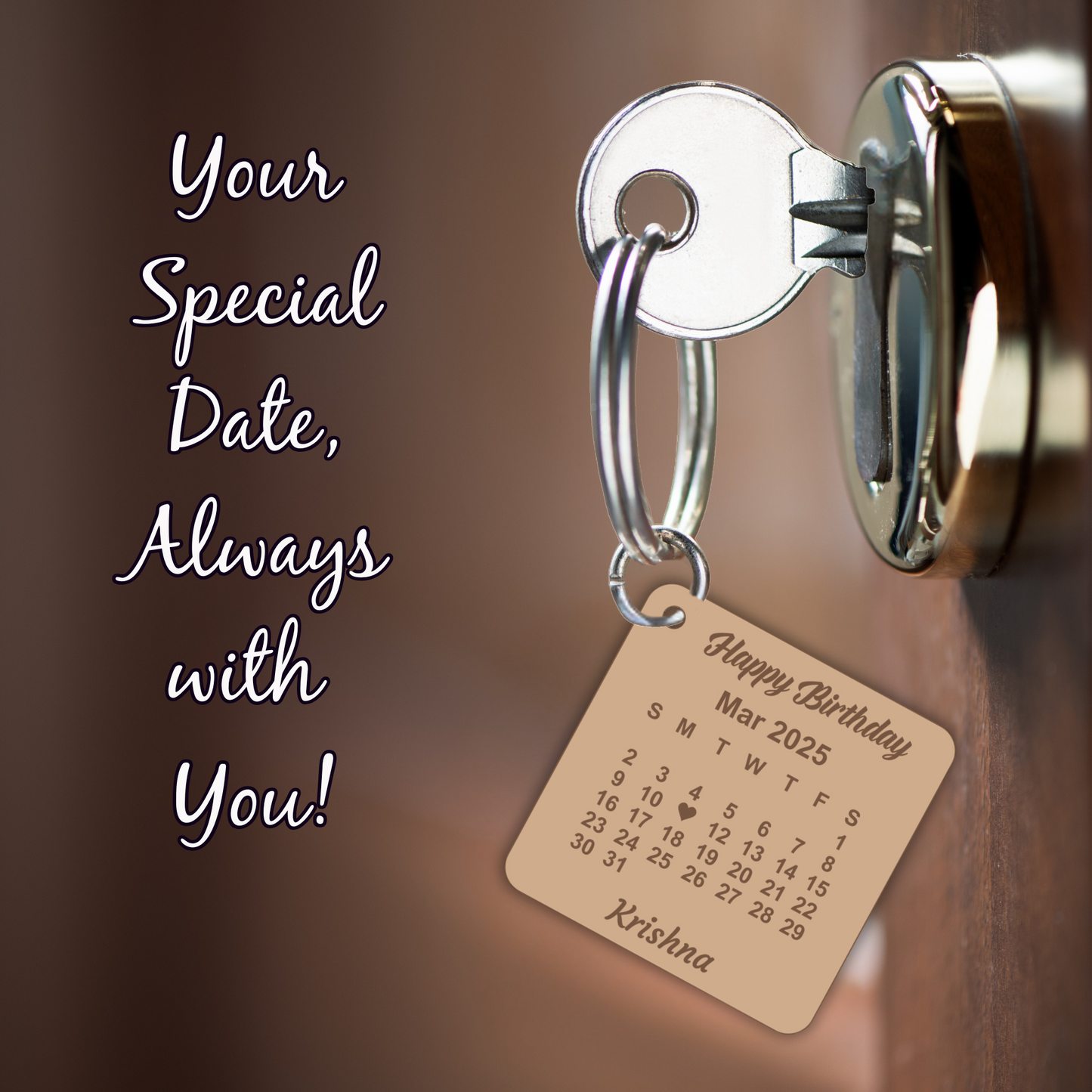 Calendar Keychain