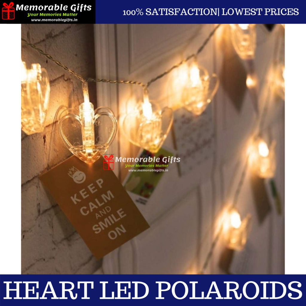 HEART LED POLAROIDS