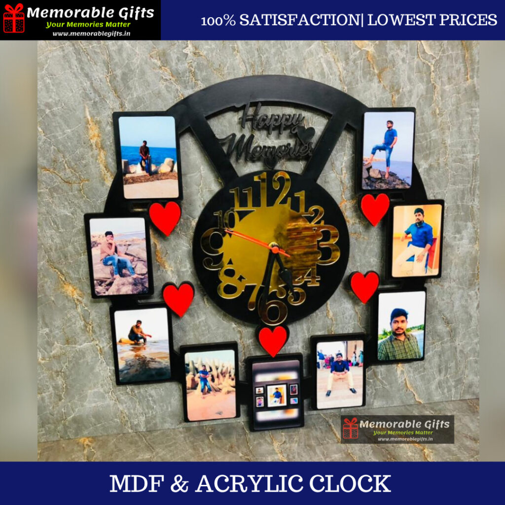 MDF & Acrylic Clock