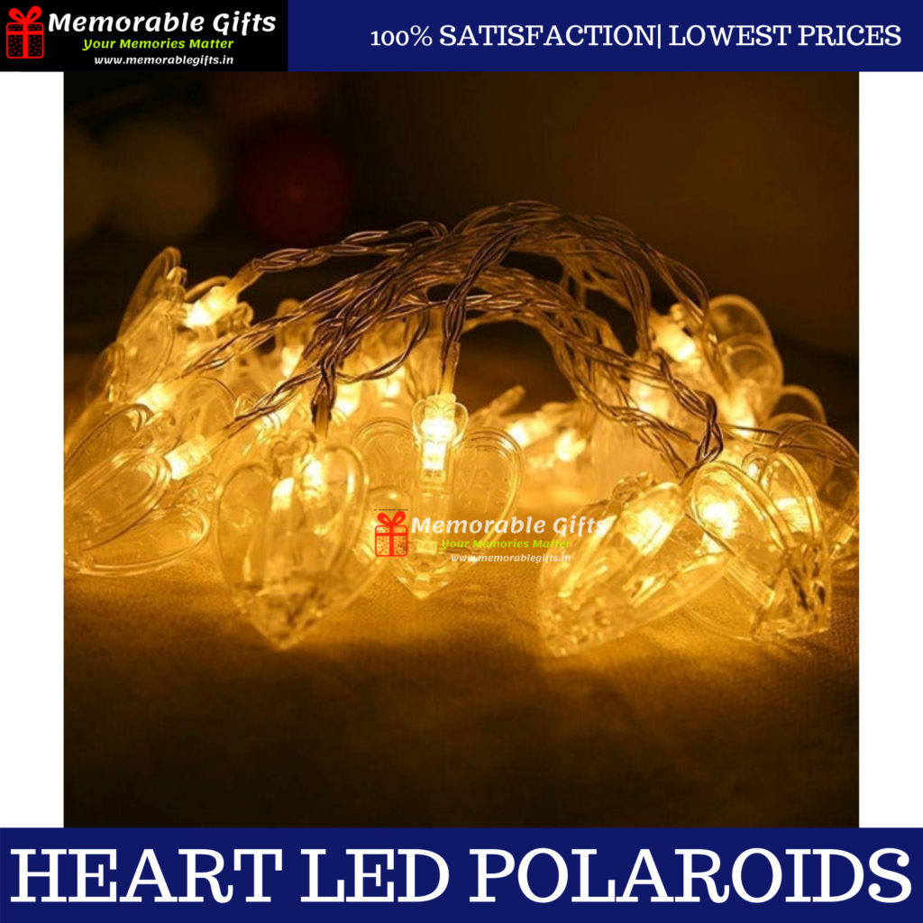 HEART LED POLAROIDS