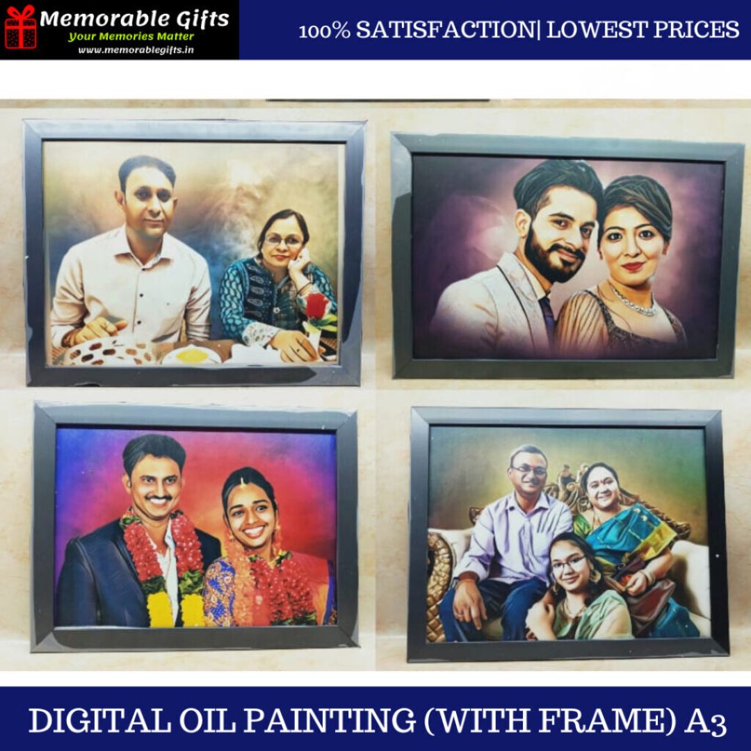 Giftiliya Digital Painting (with frame)