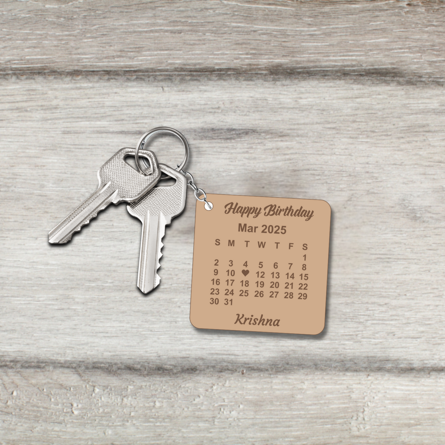 Calendar Keychain