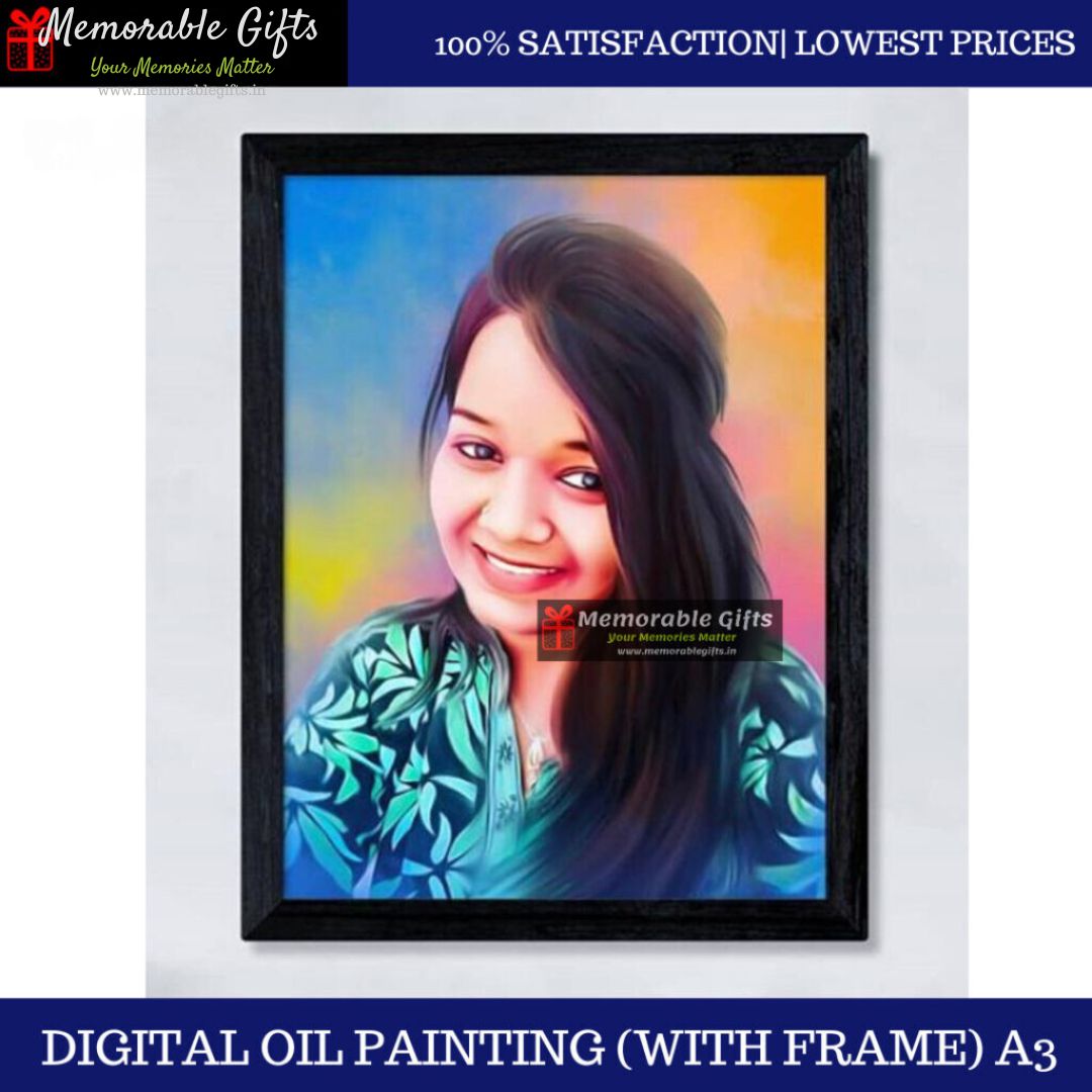 Giftiliya Digital Painting (with frame)