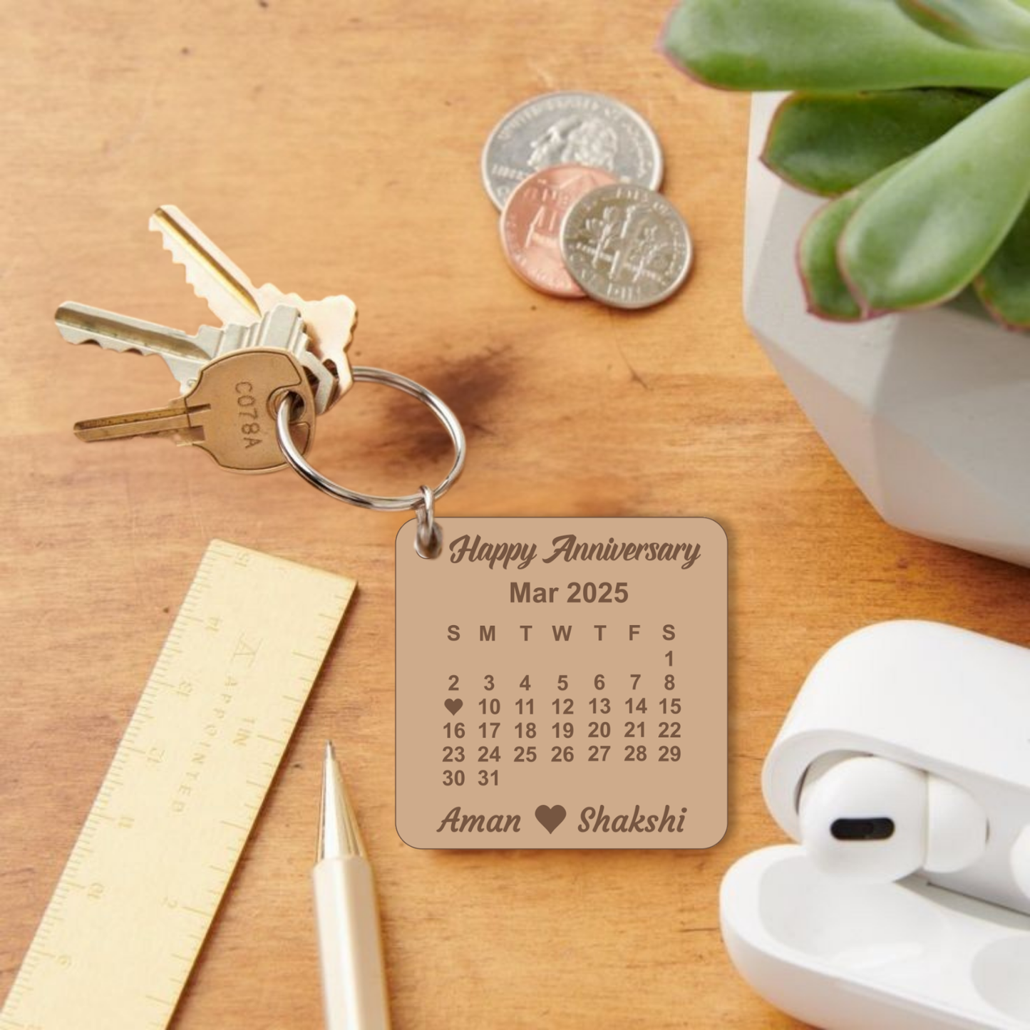 Calendar Keychain