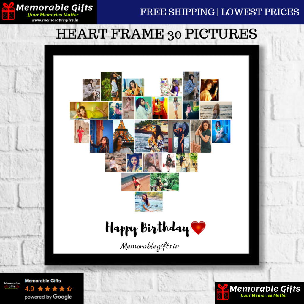 Giftiliya Heart Photo Frame