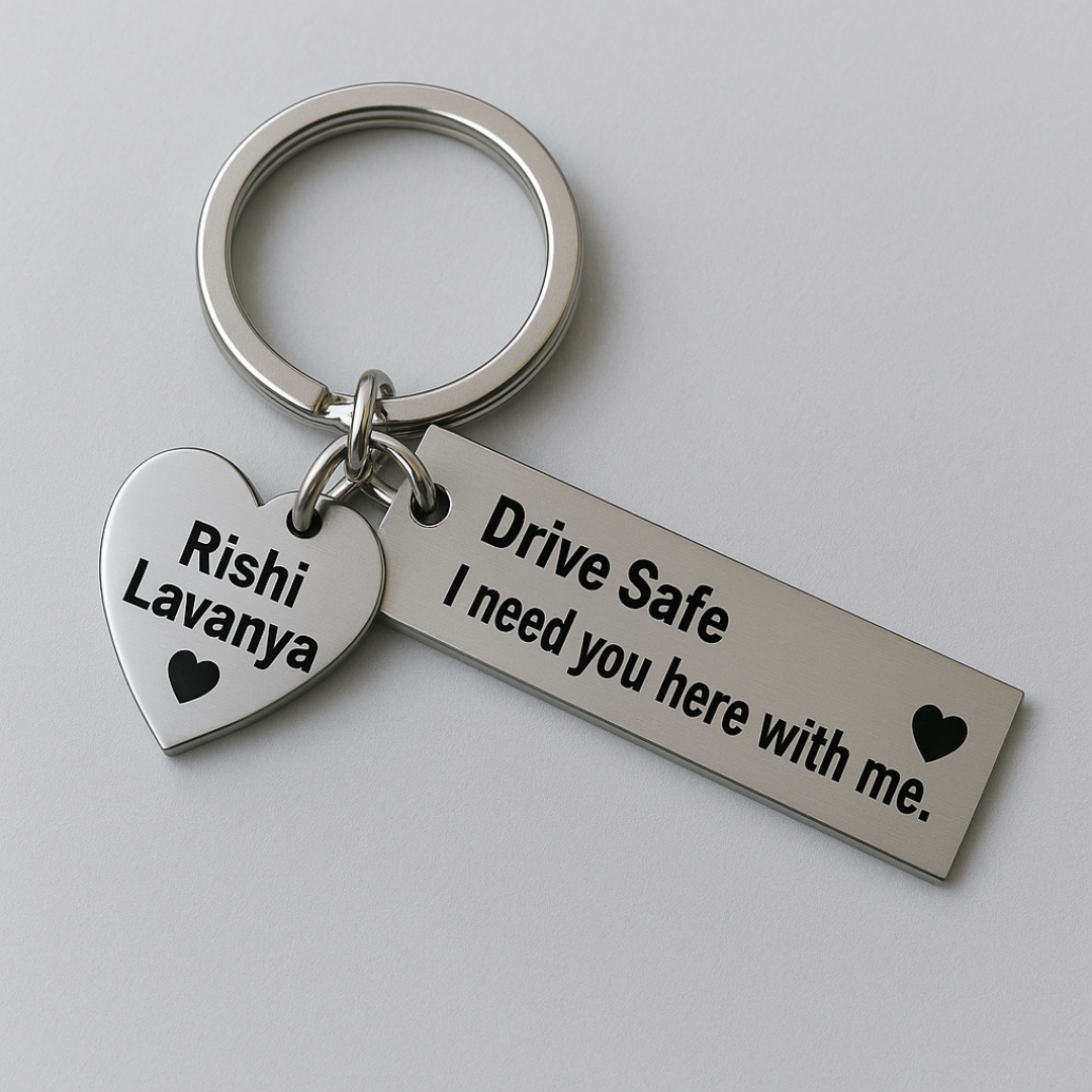 Customised Acrylic Drive Safe Keychains