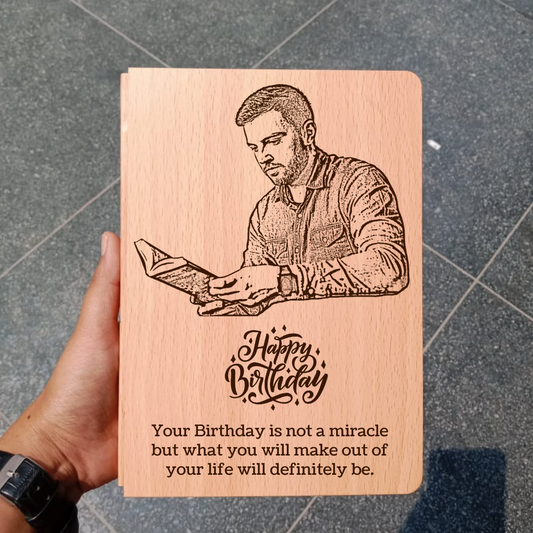 CUSTOMIZED WOODEN DIARY