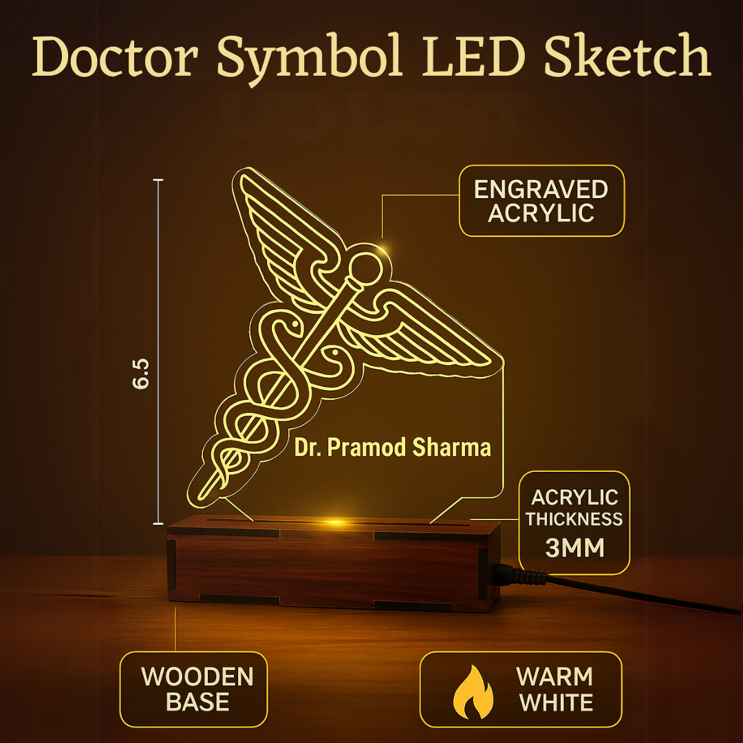 Doctor Symbol LED Sketch