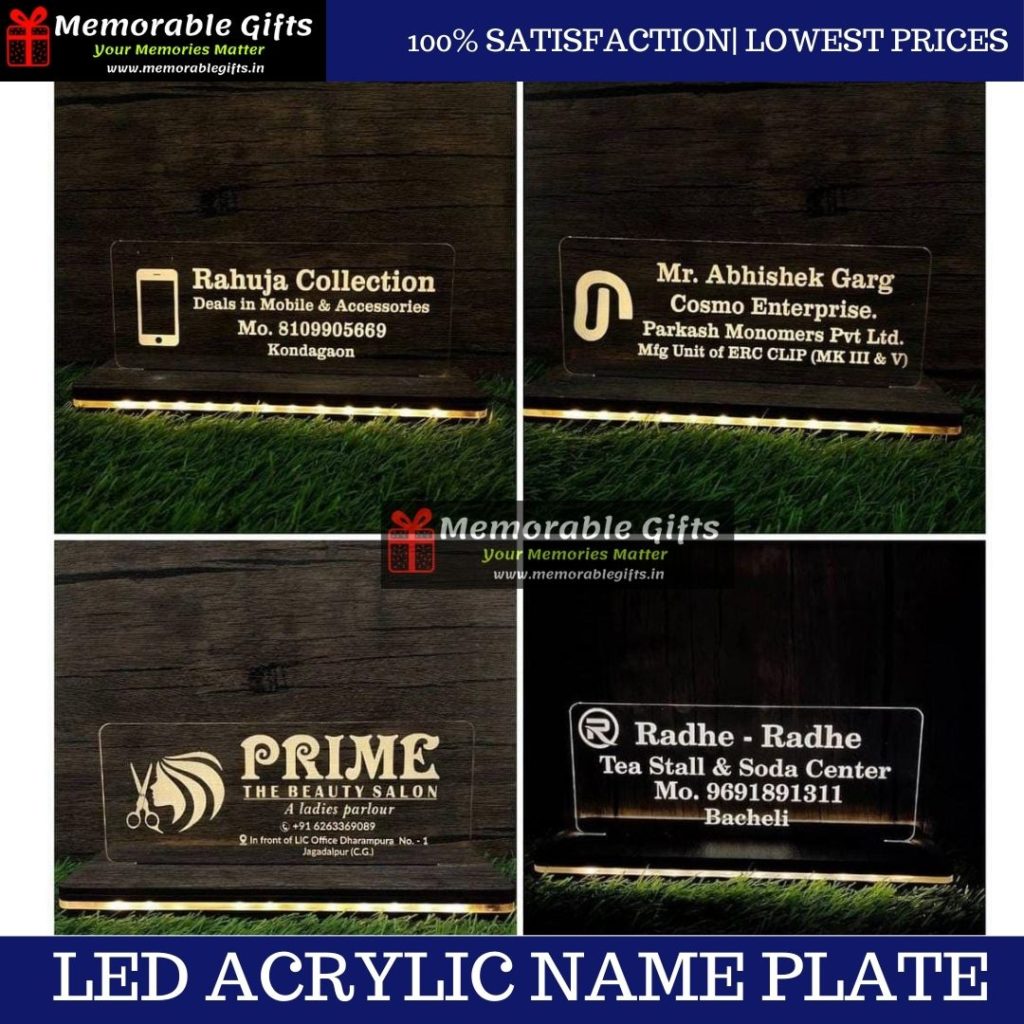 LED Acrylic Name Plate