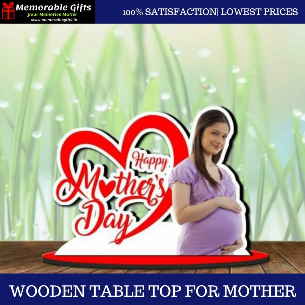 Wooden Table Top For Mother