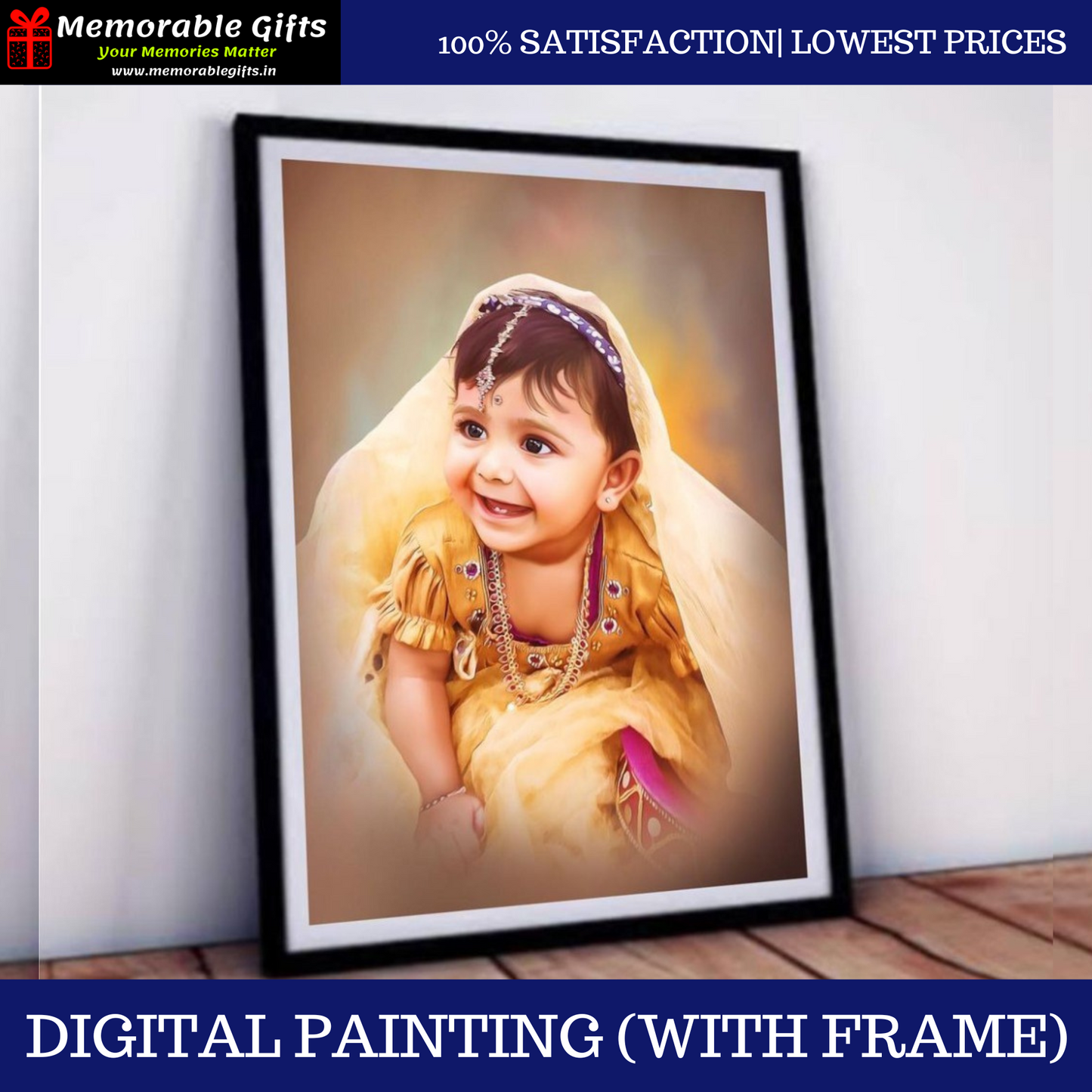 Giftiliya Digital Painting (with frame)