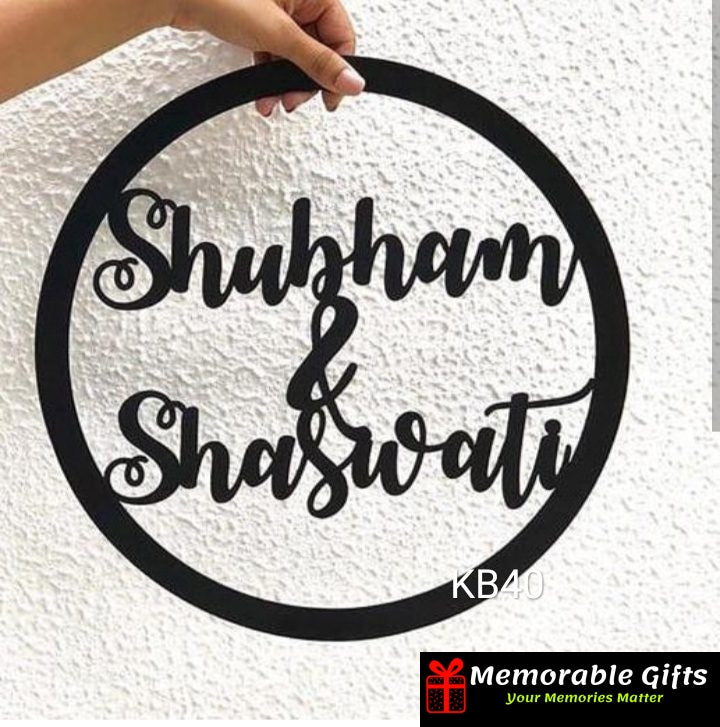 Personalized Wooden Name Plate