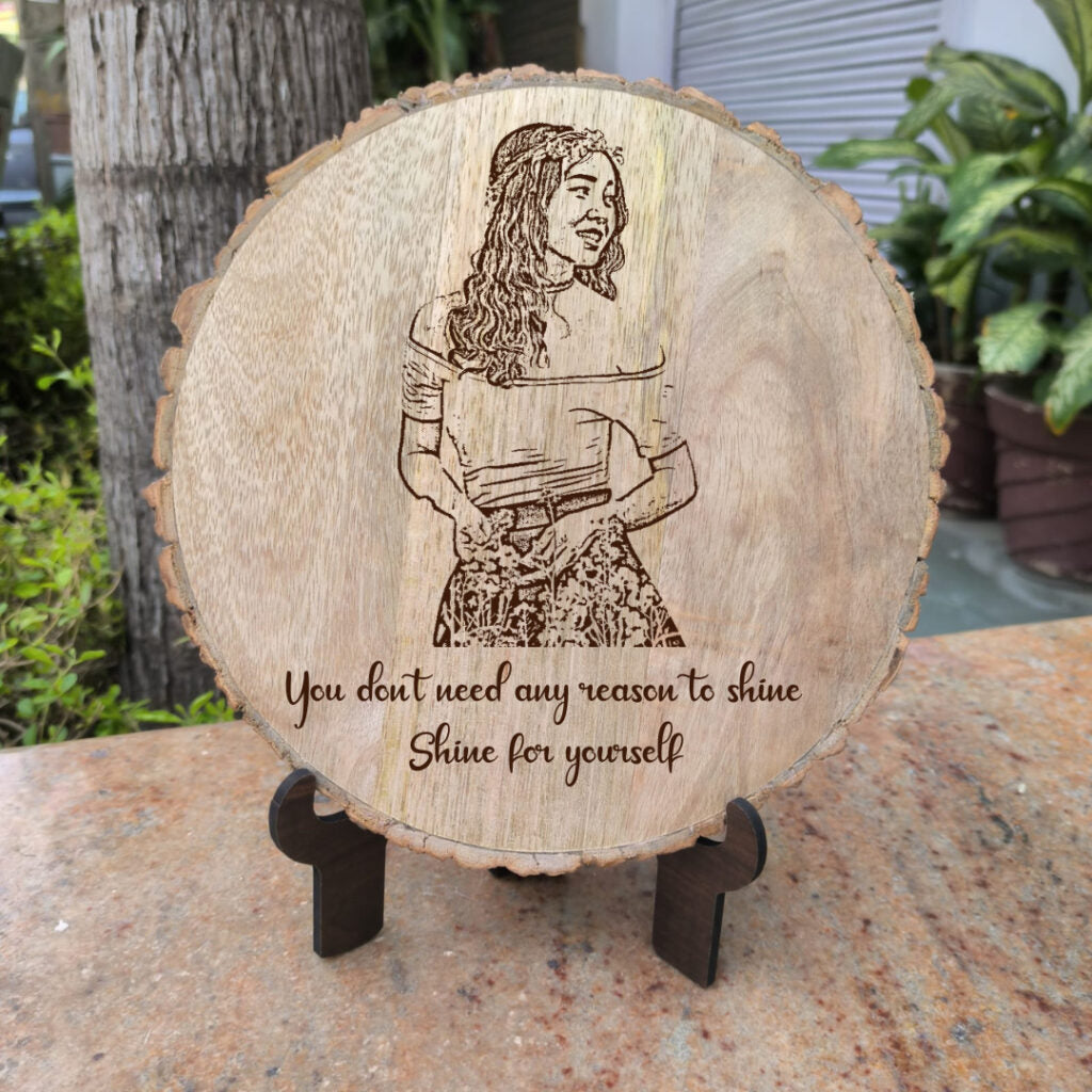 Giftiliya Photo Wood Log