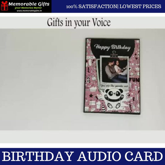 Birthday Audio Card