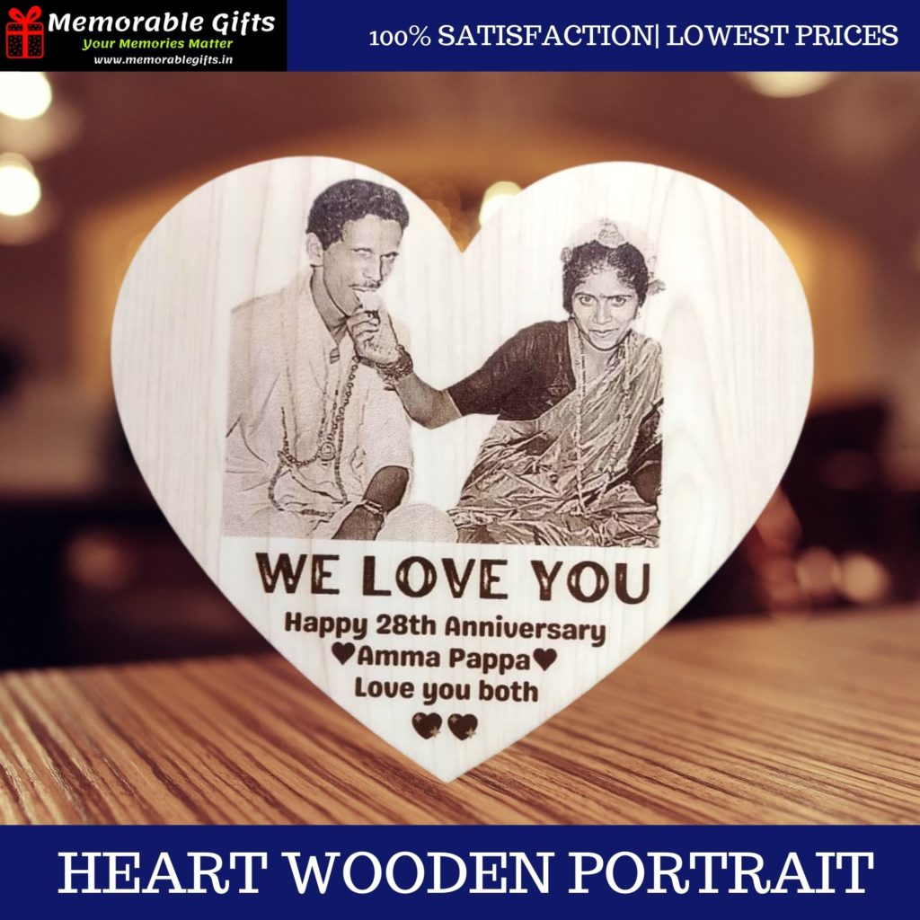 Heart Wooden Portrait