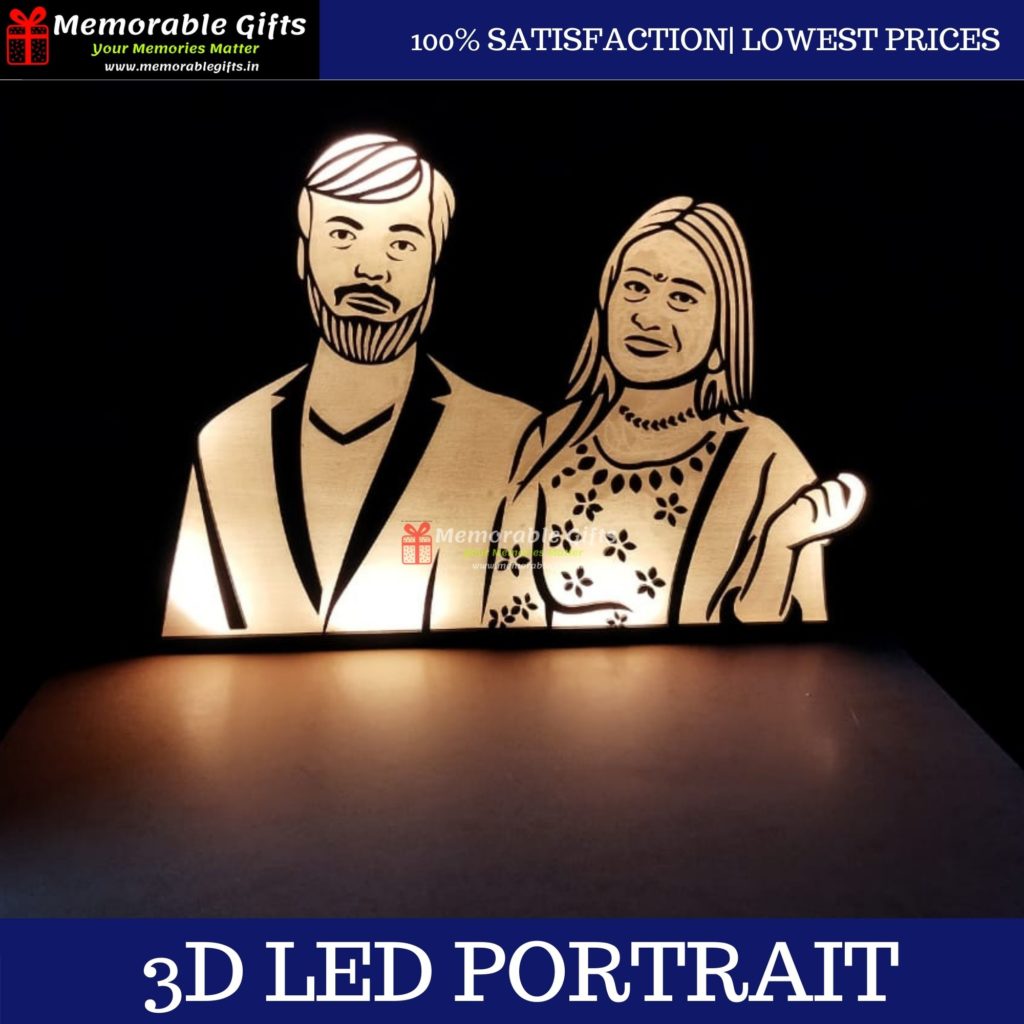 3D LED Portrait