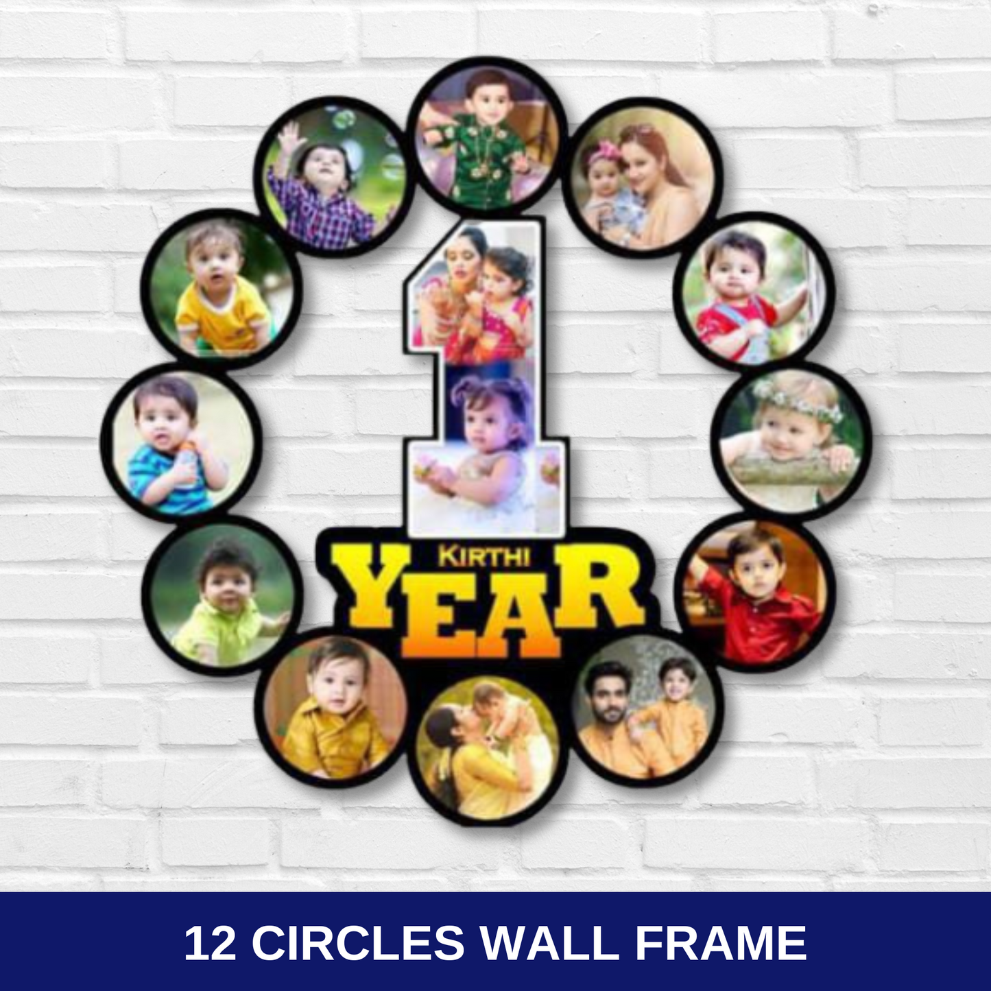 12 Circles Wall Frame