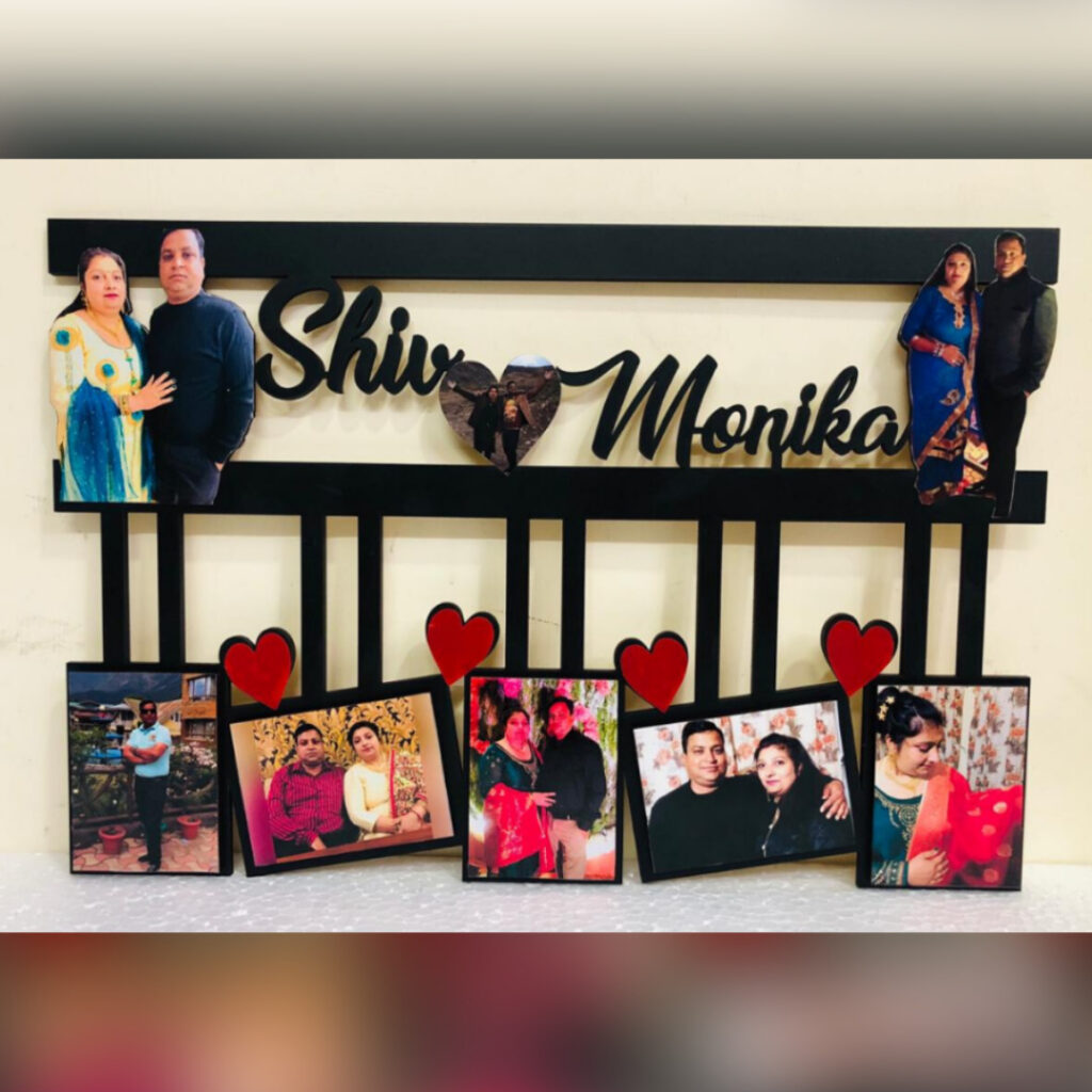 WALL FRAME With 8 Pictures
