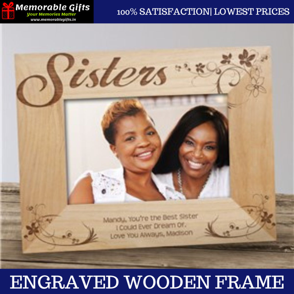 Engraved Wooden Frame