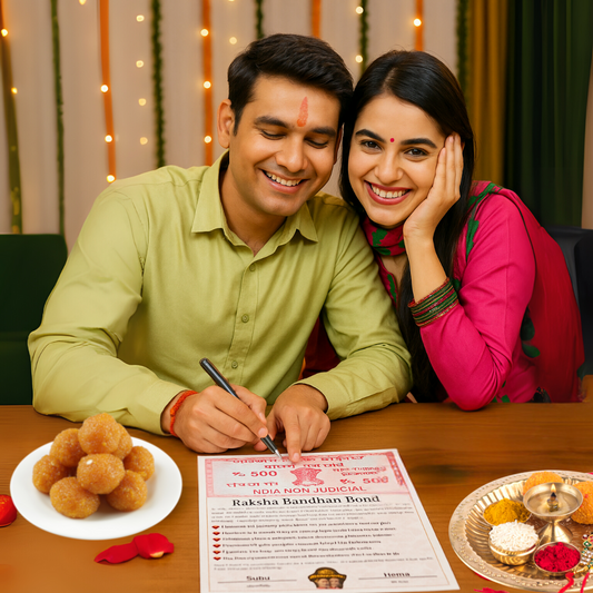 Rakshabandhan Bond For Rakhi Laminated