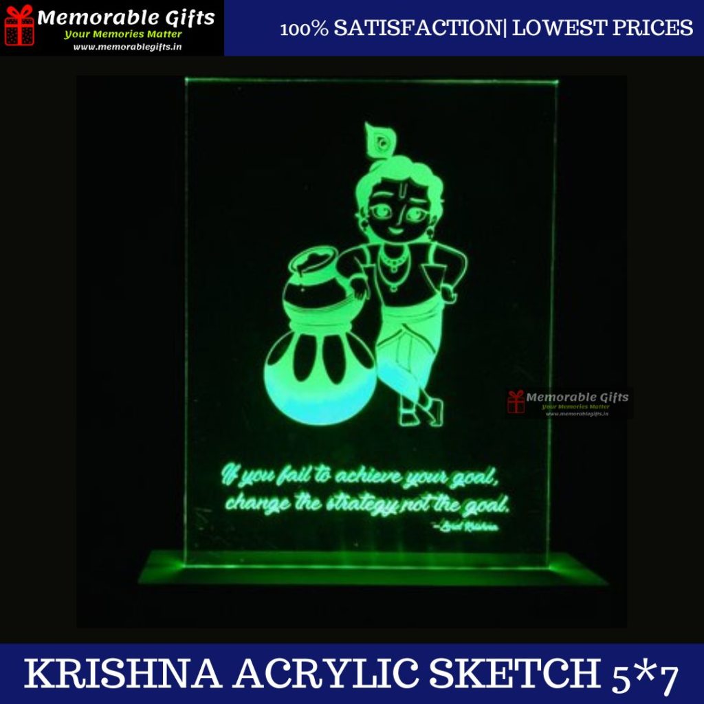 Krishna Acrylic Sketch 5*7