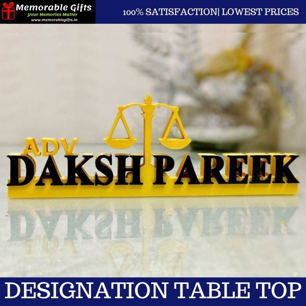 Designation Name Plate