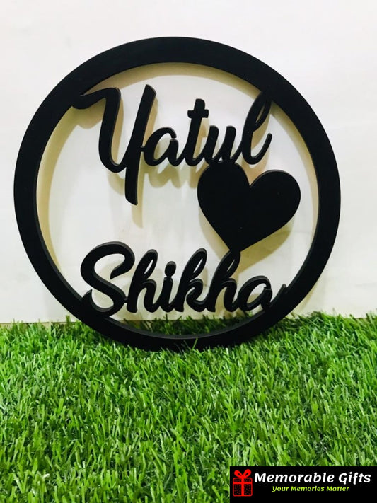 Personalized Wooden Name Plate