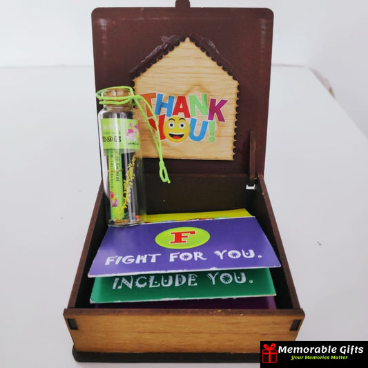 Best Friends Wooden Box With Friendship Bottle