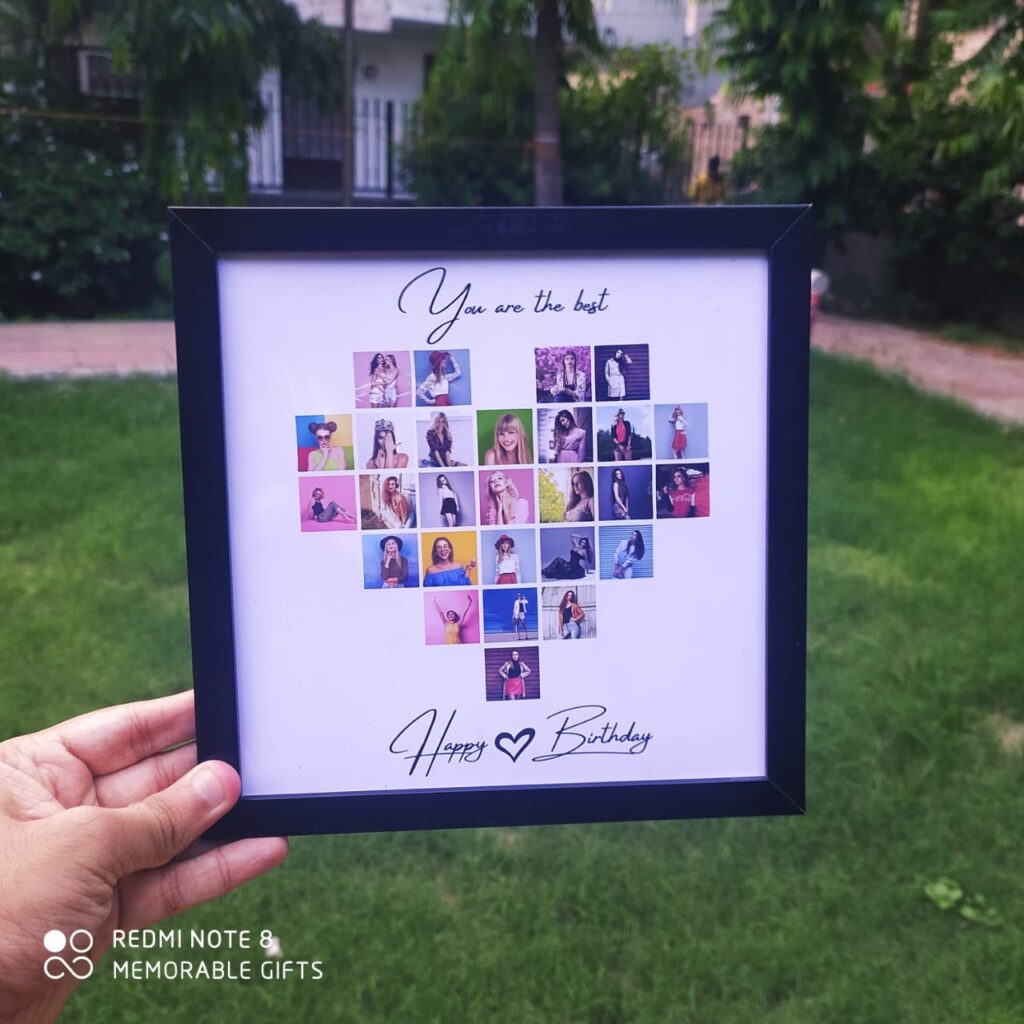Giftiliya Heart Photo Frame 8*8 inches