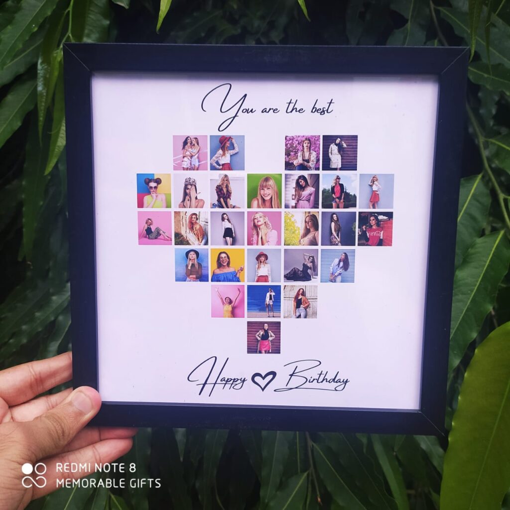 Giftiliya Heart Photo Frame 8*8 inches