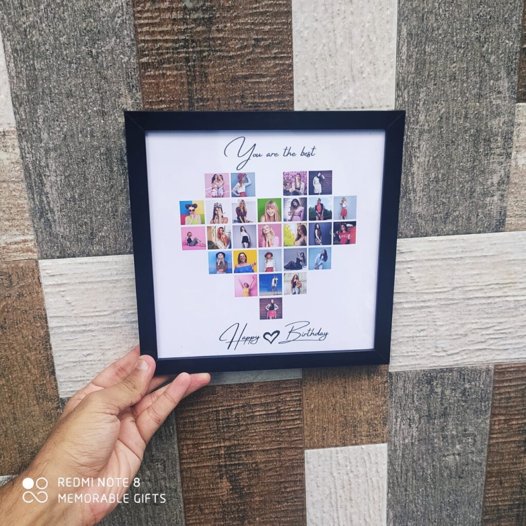 Giftiliya Heart Photo Frame 8*8 inches