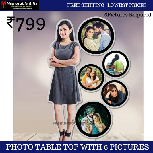 Photo TableTop With 6 Pictures
