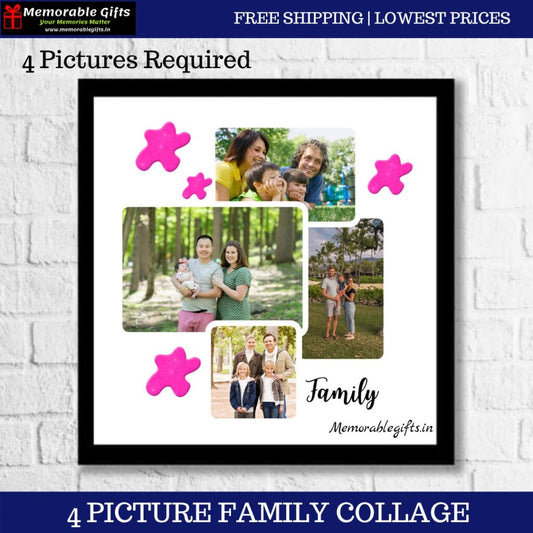4 Pictures family collage