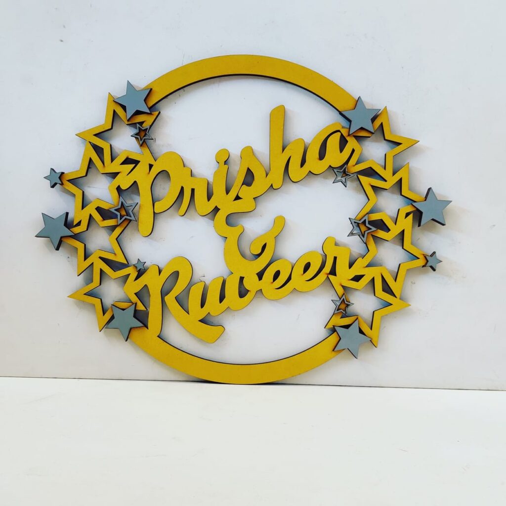 Customised Vintage Name Plate