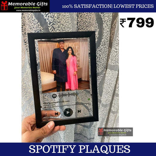 Spotify Plaques (with Frame)