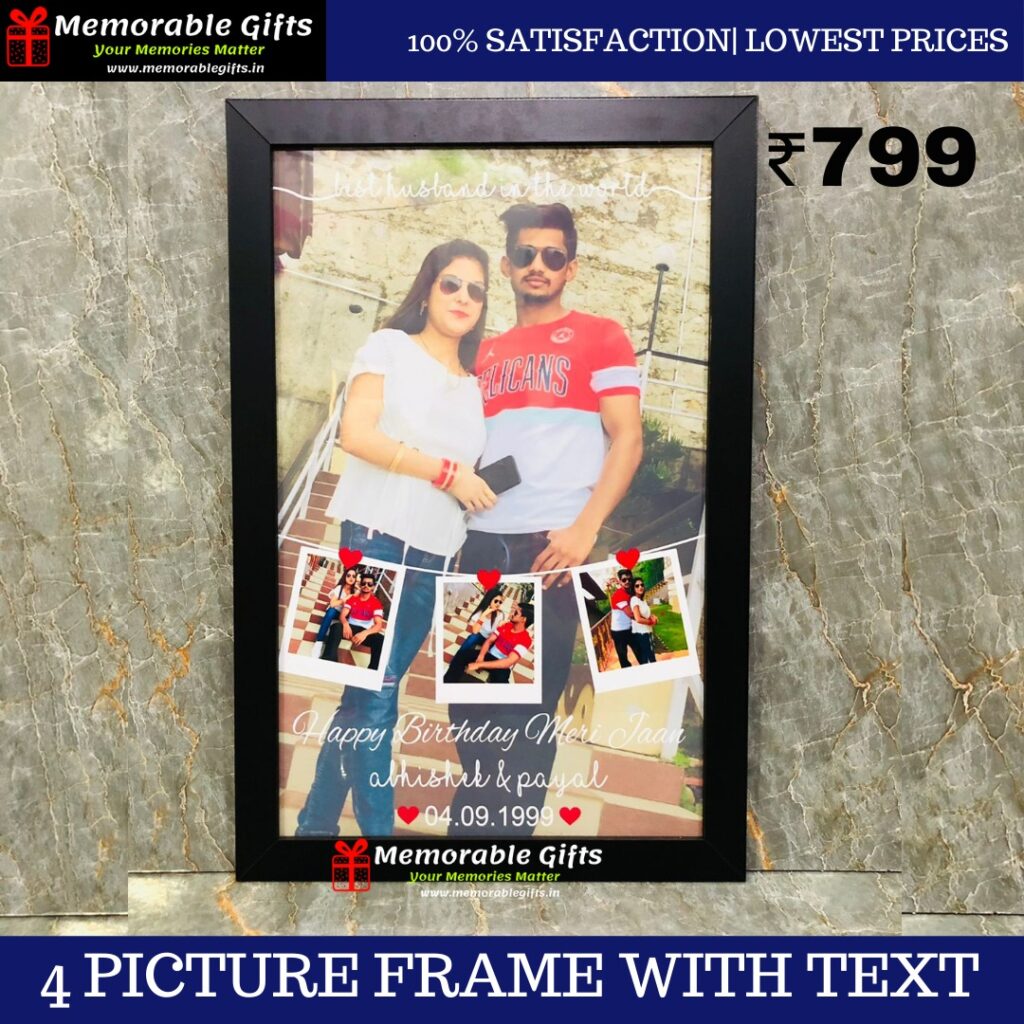 4 Picture Frame With Text