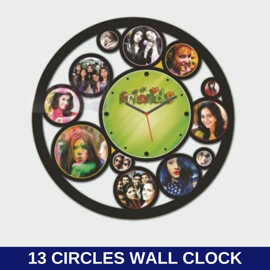 13 CIRCLES WALL CLOCK