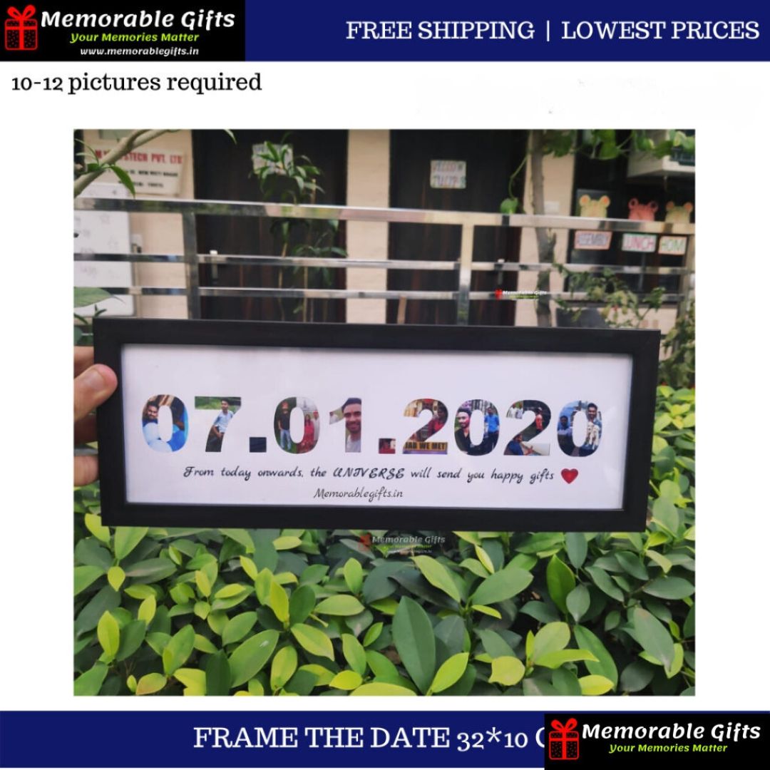 Giftiliya NAME/DATE FRAME (32*12 CM )