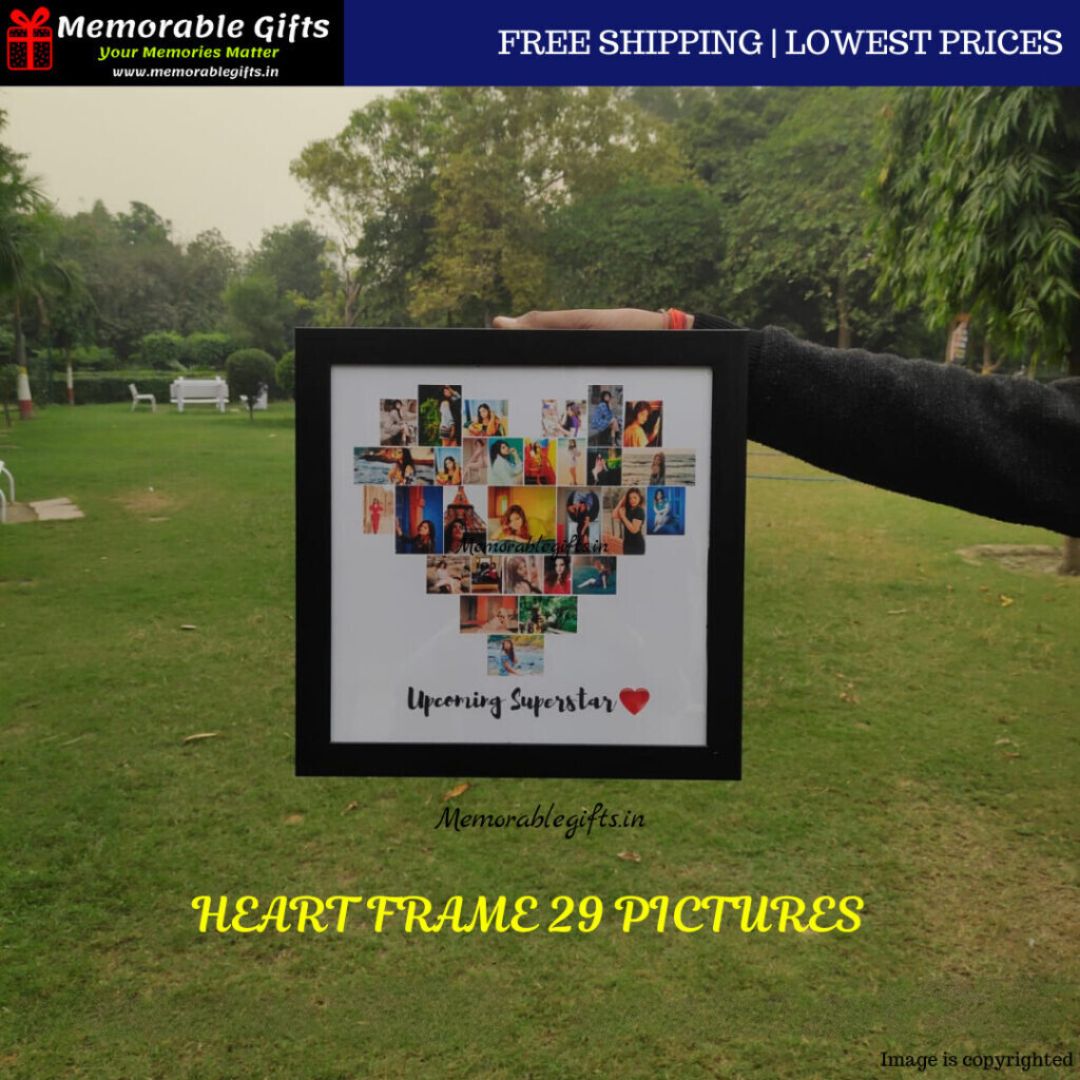 Giftiliya Heart Photo Frame