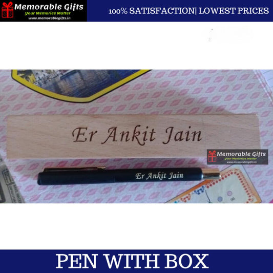 Pen with wooden Box