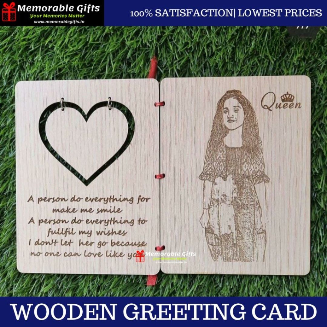 Giftiliya Wooden Greeting Card