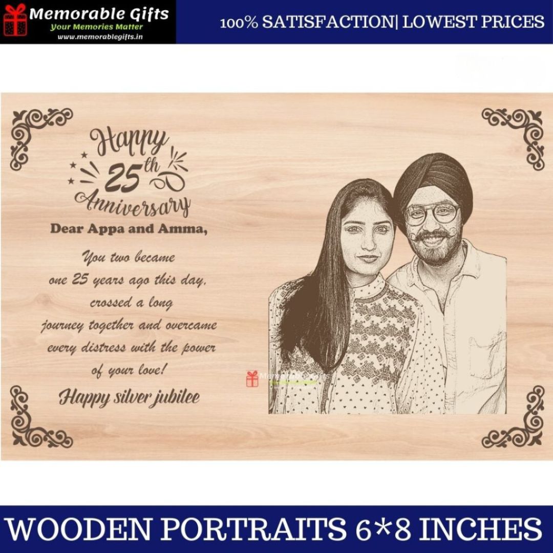 Giftiliya Anniversary Portrait 6*8 Inches