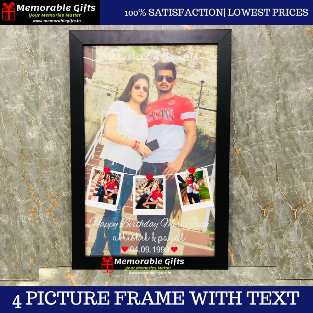 4 Picture Frame With Text