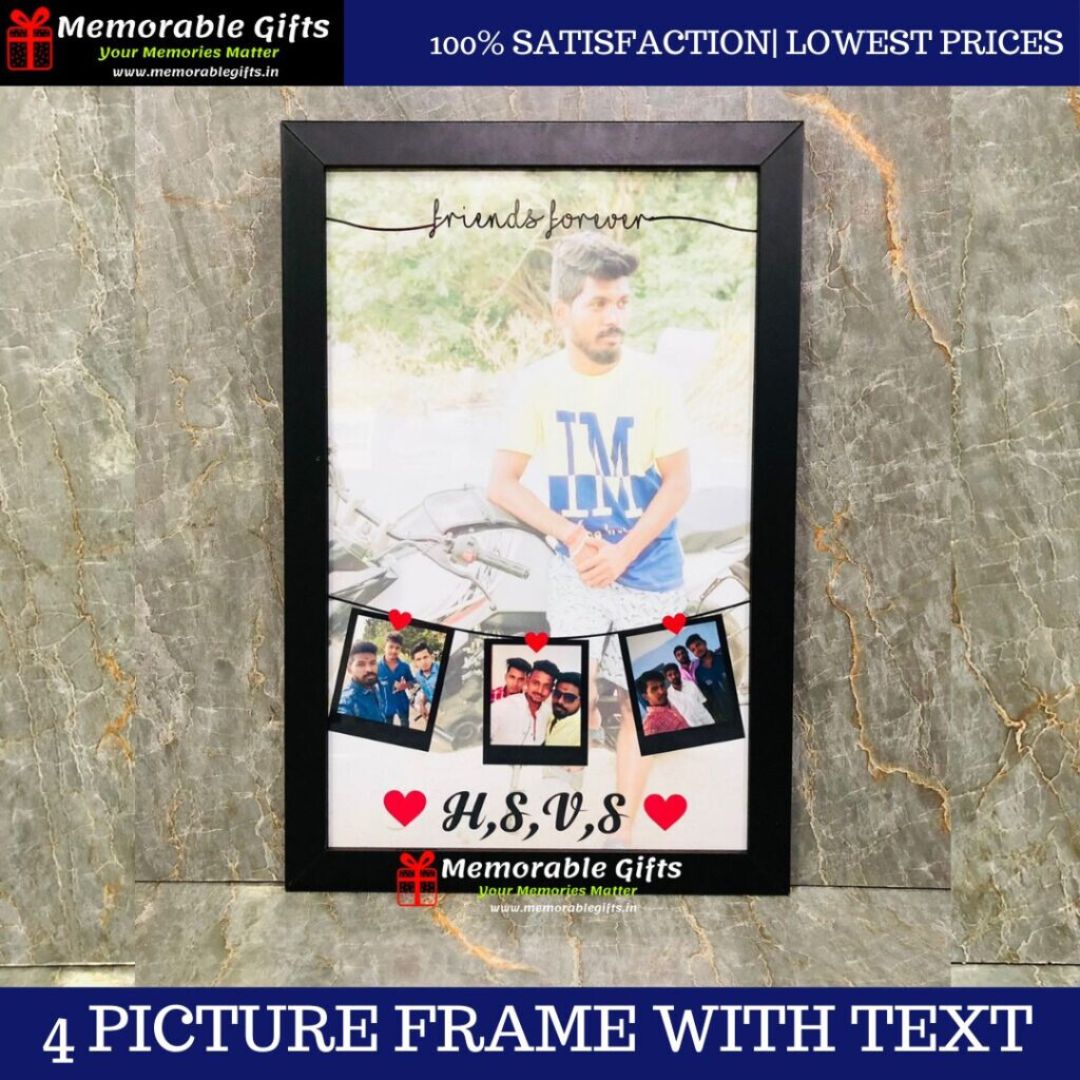 4 Picture Frame With Text