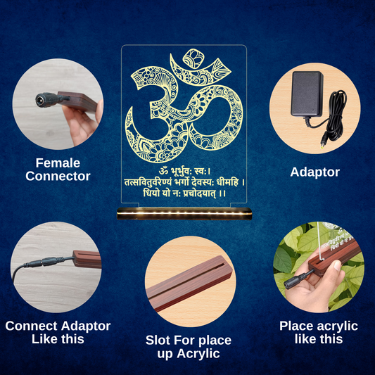 OM LED Gleam Art Table Top