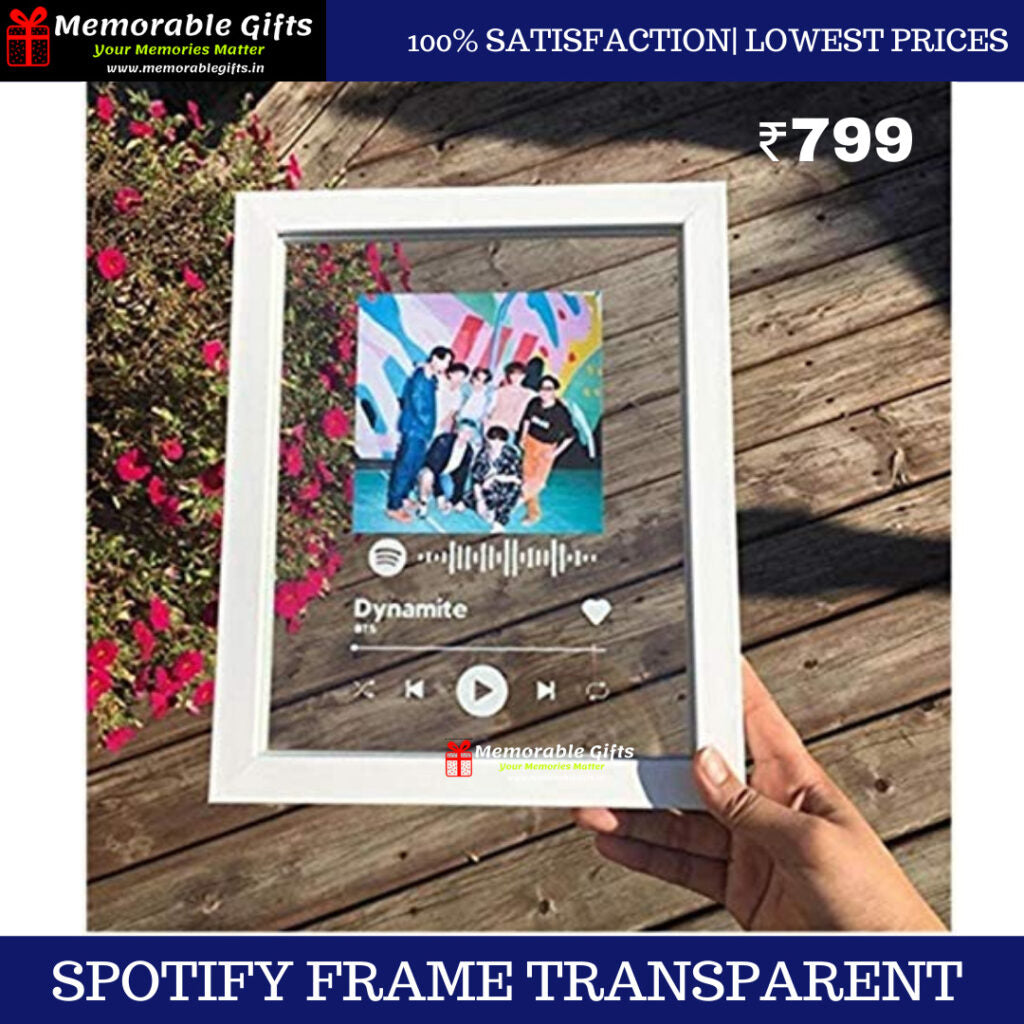Giftiliya Spotify Frame Transparent