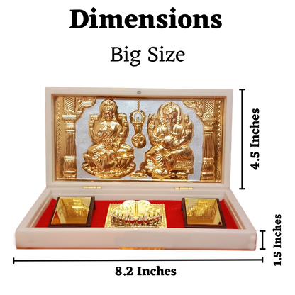 Laxmi Ganesh Mini Pooja Box