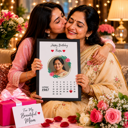 Giftiliya Birthday Calendar Frame