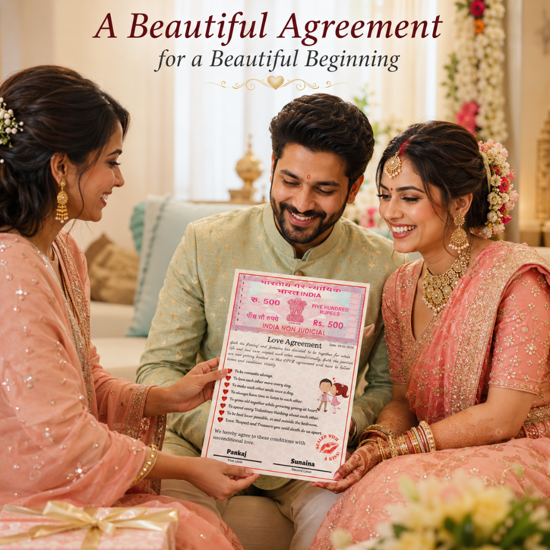 Giftiliya Love Agreement Laminated