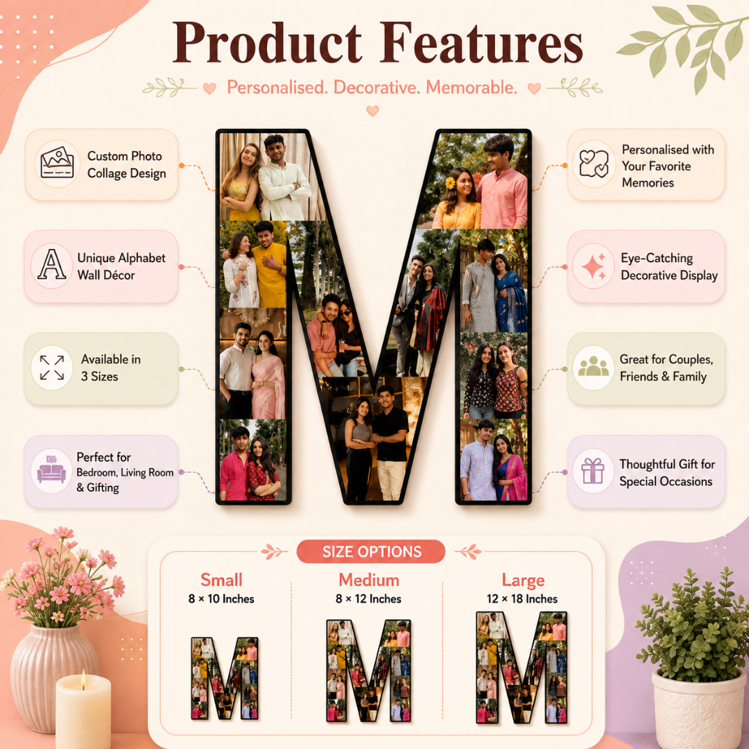 Customized Photo Letter